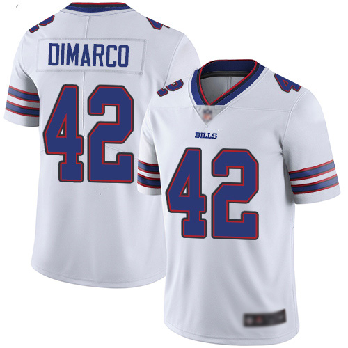 Men Buffalo Bills 42 Patrick DiMarco White Vapor Untouchable Limited Player NFL Jersey